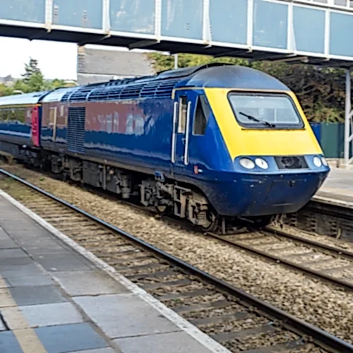 UK train and rail station